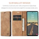 For Samsung Galaxy S23 FE 5G CaseMe 013 Multifunctional Horizontal Flip Leather Phone Case(Brown) - 3