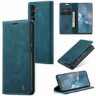 For Samsung Galaxy S24 5G CaseMe 013 Multifunctional Horizontal Flip Leather Phone Case(Blue) - 1
