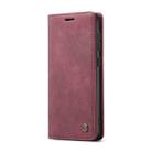 For Samsung Galaxy S24+ 5G CaseMe 013 Multifunctional Horizontal Flip Leather Phone Case(Wine Red) - 2