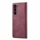 For Samsung Galaxy S24+ 5G CaseMe 013 Multifunctional Horizontal Flip Leather Phone Case(Wine Red) - 3