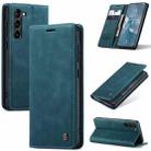 For Samsung Galaxy S24+ 5G CaseMe 013 Multifunctional Horizontal Flip Leather Phone Case(Blue) - 1