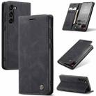 For Samsung Galaxy S24+ 5G CaseMe 013 Multifunctional Horizontal Flip Leather Phone Case(Black) - 1