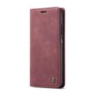 For Samsung Galaxy A05s CaseMe 013 Multifunctional Horizontal Flip Leather Phone Case(Wine Red) - 2