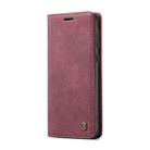 For Samsung Galaxy A35 5G CaseMe 013 Multifunctional Horizontal Flip Leather Phone Case(Wine Red) - 2