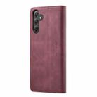 For Samsung Galaxy A35 5G CaseMe 013 Multifunctional Horizontal Flip Leather Phone Case(Wine Red) - 3