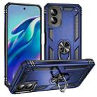 For Motorola Moto G Power 5G 2024 Shockproof TPU + PC Phone Case with Holder(Blue) - 1