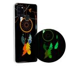 For Samsung Galaxy A21s Luminous TPU Mobile Phone Protective Case(Black Wind Chimes) - 1