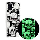 For Samsung Galaxy A21s Luminous TPU Mobile Phone Protective Case(Ghost Head) - 1