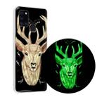 For Samsung Galaxy A21s Luminous TPU Mobile Phone Protective Case(Deer Head) - 1