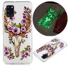 For Samsung Galaxy A31 Luminous TPU Mobile Phone Protective Case(Flower Deer) - 1