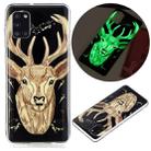 For Samsung Galaxy A31 Luminous TPU Mobile Phone Protective Case(Deer Head) - 1