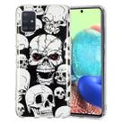 For Samsung Galaxy A51 5G Luminous TPU Mobile Phone Protective Case(Ghost Head) - 1