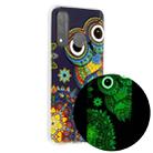 For Huawei P smart 2020 Luminous TPU Mobile Phone Protective Case(Blue Owl) - 1