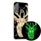 For Huawei P smart 2020 Luminous TPU Mobile Phone Protective Case(Deer Head) - 1