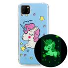 For Huawei Y5p Luminous TPU Mobile Phone Protective Case(Star Unicorn) - 1