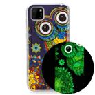 For Huawei Y5p Luminous TPU Mobile Phone Protective Case(Blue Owl) - 1