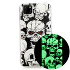 For Huawei Y5p Luminous TPU Mobile Phone Protective Case(Ghost Head) - 1