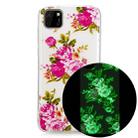 For Huawei Y5p Luminous TPU Mobile Phone Protective Case(Rose Flower) - 1