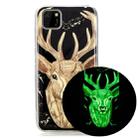 For Huawei Y5p Luminous TPU Mobile Phone Protective Case(Deer Head) - 1