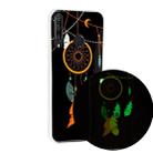 For Huawei Y6p Luminous TPU Mobile Phone Protective Case(Black Wind Chimes) - 1