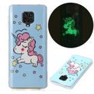 For Xiaomi Redmi Note 9 Pro Luminous TPU Mobile Phone Protective Case(Star Unicorn) - 1