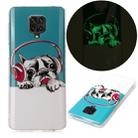 For Xiaomi Redmi Note 9 Pro Luminous TPU Mobile Phone Protective Case(Headset Dog) - 1