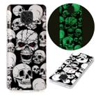 For Xiaomi Redmi Note 9 Pro Luminous TPU Mobile Phone Protective Case(Ghost Head) - 1