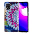 For Xiaomi Mi 10 Lite Luminous TPU Mobile Phone Protective Case(Half-flower) - 1