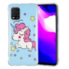 For Xiaomi Mi 10 Lite Luminous TPU Mobile Phone Protective Case(Star Unicorn) - 1