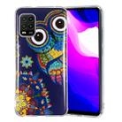 For Xiaomi Mi 10 Lite Luminous TPU Mobile Phone Protective Case(Blue Owl) - 1