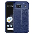 For Google Pixel 8a Litchi Texture Shockproof TPU Phone Case(Blue) - 1