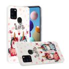 For Samsung Galaxy A21s Luminous TPU Soft Protective Case(Couple Unicorn) - 1