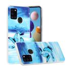 For Samsung Galaxy A21s Luminous TPU Soft Protective Case(Butterflies) - 1