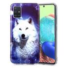 For Samsung Galaxy A71 5G Luminous TPU Soft Protective Case(Starry Sky Wolf) - 1