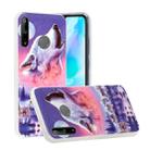 For Huawei P40 Lite E Luminous TPU Soft Protective Case(Seven Wolves) - 1