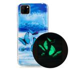 For Huawei Y5p (2020) Luminous TPU Soft Protective Case(Butterflies) - 1