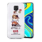 For Xiaomi Redmi Note 9 Pro Luminous TPU Soft Protective Case(Cats) - 1