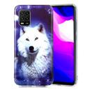 For Xiaomi MI 10 Lite 5G Luminous TPU Soft Protective Case(Starry Sky Wolf) - 1