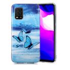 For Xiaomi MI 10 Lite 5G Luminous TPU Soft Protective Case(Butterflies) - 1