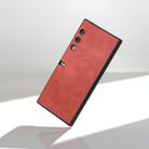 For Honor V Purse Two-color Calf Texture PU Phone Case(Red) - 3