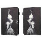 For Samsung Galaxy Tab A9+ Coloured Drawing Stitching Flip PU Tablet Case with Sleep / Wake-up Function(Star Girl) - 1