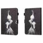 For Samsung Galaxy Tab A9 Coloured Drawing Stitching Flip PU Tablet Case with Sleep / Wake-up Function(Star Girl) - 1