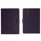 For Samsung Galaxy Tab A9+ Pure Color PU Tablet Case with Sleep / Wake-up Function(Purple) - 1