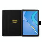 For Samsung Galaxy Tab A9+ Voltage Coloured Drawing Smart PU Tablet Case with Sleep / Wake-up Function(Feather) - 4