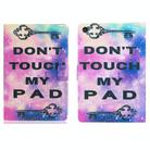 For Samsung Galaxy Tab A9+ Voltage Coloured Drawing Smart PU Tablet Case with Sleep / Wake-up Function(Dont Touch My Pad) - 1