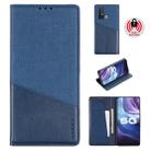 For Vivo Z6 MUXMA MX109 Horizontal Flip Leather Case with Holder & Card Slot & Wallet(Blue) - 1