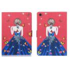 For Samsung Galaxy Tab A9+ Voltage Coloured Drawing Smart PU Tablet Case with Sleep / Wake-up Function(Girl Back) - 1