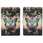 For Samsung Galaxy Tab A9+ Voltage Coloured Drawing Smart PU Tablet Case with Sleep / Wake-up Function(Butterflies) - 1