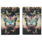 For Samsung Galaxy Tab A9+ Voltage Coloured Drawing Smart PU Tablet Case with Sleep / Wake-up Function(Butterflies) - 1