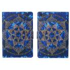 For Samsung Galaxy Tab A9+ Voltage Coloured Drawing Smart PU Tablet Case with Sleep / Wake-up Function(Blue Mandala) - 1